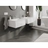 Mexen Orio meuble de salle de bain 60 cm avec lavabo Vela, 1 tiroir, brillant blanc - 91A10-06023-1-BF00-W23M00