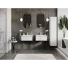 Mexen Orio meuble de salle de bain 60 cm avec lavabo Vela, 1 tiroir, brillant blanc - 91A10-06023-1-BF00-W23M00