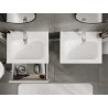 Mexen Orio meuble de salle de bain 60 cm avec lavabo Vela, 1 tiroir, brillant blanc - 91A10-06023-1-BF00-W23M00