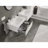 Mexen Orio armoire de salle de bains 60 cm avec lavabo Vela, 1 tiroir, blanc mat - 91A10-06023-1-BF01-W23M01