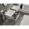 Mexen Orio armoire de salle de bain 60 cm avec lavabo Vela, 1 tiroir, gris mat/blanc mat - 91A10-06023-1-BF62-W23M01