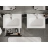 Mexen Orio meuble de salle de bain 60 cm avec lavabo Vela, 1 tiroir, graphite mat/blanc mat - 91A10-06023-1-BF66-W23M01