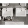Mexen Orio armoire de salle de bain 60 cm avec lavabo Otis, 2 tiroirs, blanc brillant - 91A10-06047-2-BFF00-W18M00