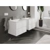 Mexen Orio meuble de salle de bain 60 cm avec lavabo Otis, 2 tiroirs, blanc mat - 91A10-06047-2-BFF01-W18M01