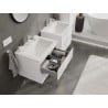 Mexen Orio meuble de salle de bain 60 cm avec lavabo Otis, 2 tiroirs, blanc mat - 91A10-06047-2-BFF01-W18M01