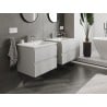 Mexen Orio armoire de salle de bain 60 cm avec lavabo Otis, 2 tiroirs, gris mat/blanc mat - 91A10-06047-2-BFF62-W18M01