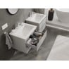 Mexen Orio armoire de salle de bain 60 cm avec lavabo Otis, 2 tiroirs, gris mat/blanc mat - 91A10-06047-2-BFF62-W18M01