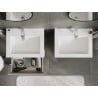 Mexen Orio armoire de salle de bain 60 cm avec lavabo Otis, 2 tiroirs, gris mat/blanc mat - 91A10-06047-2-BFF62-W18M01