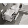 Mexen Orio armoire de salle de bain 60 cm avec lavabo Vela, 2 tiroirs, blanc brillant - 91A10-06047-2-BFF00-W23M00
