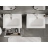Mexen Orio meuble de salle de bain 60 cm avec lavabo Vela, 2 tiroirs, blanc mat - 91A10-06047-2-BFF01-W23M01