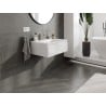 Mexen Orio armoire de salle de bain 70 cm avec lavabo Otis, 1 tiroir, blanc brillant - 91A10-07023-1-BF00-W18M00