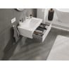 Mexen Orio armoire de salle de bain 70 cm avec lavabo Otis, 1 tiroir, blanc brillant - 91A10-07023-1-BF00-W18M00