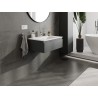 Mexen Orio meuble de salle de bain 70 cm avec lavabo Otis, 1 tiroir, graphite mat/blanc mat - 91A10-07023-1-BF66-W18M01
