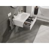 Mexen Orio meuble de salle de bain 70 cm avec lavabo Vela, 1 tiroir, blanc mat - 91A10-07023-1-BF01-W23M01