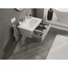 Mexen Orio armoire de salle de bain 70 cm avec lavabo Vela, 1 tiroir, gris mat/blanc mat - 91A10-07023-1-BF62-W23M01