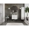 Mexen Orio meuble de salle de bain 70 cm avec lavabo Vela, 2 tiroirs, blanc brillant - 91A10-07047-2-BFF00-W23M00