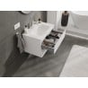 Mexen Orio meuble de salle de bain 70 cm avec lavabo Vela, 2 tiroirs, blanc mat - 91A10-07047-2-BFF01-W23M01