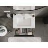 Mexen Orio armoire de salle de bain 70 cm avec lavabo Otis, 2 tiroirs, graphite mat/blanc mat - 91A10-07047-2-BFF66-W18M01