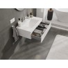 Mexen Orio armoire de salle de bain 80 cm avec lavabo Otis, 1 tiroir, blanc brillant - 91A10-08023-1-BF00-W18M00