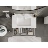 Mexen Orio armoire de salle de bain 80 cm avec lavabo Otis, 1 tiroir, blanc mat - 91A10-08023-1-BF01-W18M01