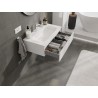 Mexen Orio meuble de salle de bains 80 cm avec lavabo Vela, 1 tiroir, blanc brillant - 91A10-08023-1-BF00-W23M00