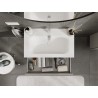 Mexen Orio meuble de salle de bain 80 cm avec lavabo Vela, 1 tiroir, gris mat/blanc mat - 91A10-08023-1-BF62-W23M01