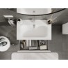 Mexen Orio armoire de salle de bain 80 cm avec lavabo Vela, 2 tiroirs, blanc mat - 91A10-08047-2-BFF01-W23M01