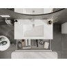 Mexen Orio armoire de salle de bain 90 cm avec lavabo Otis, 1 tiroir, blanc brillant - 91A10-09023-1-BF00-W18M00