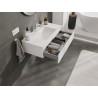 Mexen Orio meuble de salle de bain 90 cm avec lavabo Otis, 1 tiroir, blanc mat - 91A10-09023-1-BF01-W18M01