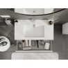 Mexen Orio meuble de salle de bain 90 cm avec lavabo Otis, 1 tiroir, blanc mat - 91A10-09023-1-BF01-W18M01