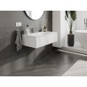 Mexen Orio armoire de salle de bains 90 cm avec lavabo Vela, 1 tiroir, blanc mat - 91A10-09023-1-BF01-W23M01