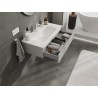 Mexen Orio armoire de salle de bain 90 cm avec lavabo Vela, 1 tiroir, gris mat/blanc mat - 91A10-09023-1-BF62-W23M01