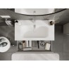 Mexen Orio armoire de salle de bain 90 cm avec lavabo Vela, 1 tiroir, gris mat/blanc mat - 91A10-09023-1-BF62-W23M01