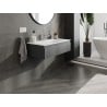 Mexen Orio armoire de salle de bains 90 cm avec lavabo Vela, 1 tiroir, graphite mat/blanc mat - 91A10-09023-1-BF66-W23M01