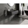 Mexen Orio meuble de salle de bain 90 cm avec lavabo Vela, 1 tiroir, noir mat - 91A10-09023-1-BF71-W23M71