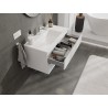 Mexen Orio armoire de salle de bain 90 cm avec lavabo Otis, 2 tiroirs, blanc brillant - 91A10-09047-2-BFF00-W18M00