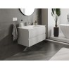 Mexen Orio armoire de salle de bain 90 cm avec lavabo Otis, 2 tiroirs, gris mat/blanc mat - 91A10-09047-2-BFF62-W18M01