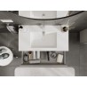 Mexen Orio armoire de salle de bain 90 cm avec lavabo Otis, 2 tiroirs, gris mat/blanc mat - 91A10-09047-2-BFF62-W18M01