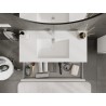 Mexen Orio meuble de salle de bain 100 cm avec lavabo Otis, 1 tiroir, blanc mat - 91A10-10023-1-BF01-W18M01