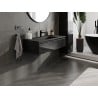 Mexen Orio meuble de salle de bains 100 cm avec lavabo Otis, 1 tiroir, noir brillant/noir mat - 91A10-10023-1-BF70-W18M71