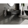 Mexen Orio armoire de salle de bain 100 cm avec lavabo Vela, 1 tiroir, noir brillant/noir mat - 91A10-10023-1-BF70-W23M71