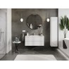 Mexen Orio armoire de salle de bain 100 cm avec lavabo Otis, 2 tiroirs, blanc brillant - 91A10-10047-2-BFF00-W18M00