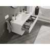 Mexen Orio armoire de salle de bain 100 cm avec lavabo Otis, 2 tiroirs, blanc brillant - 91A10-10047-2-BFF00-W18M00
