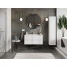 Mexen Orio meuble de salle de bain 100 cm avec lavabo Otis, 2 tiroirs, blanc mat - 91A10-10047-2-BFF01-W18M01