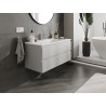 Mexen Orio armoire de salle de bain 100 cm avec lavabo Otis, 2 tiroirs, gris mat/blanc mat - 91A10-10047-2-BFF62-W18M01