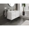 Mexen Orio meuble de salle de bain 100 cm avec lavabo Vela, 2 tiroirs, blanc brillant - 91A10-10047-2-BFF00-W23M00