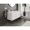 Mexen Orio armoire de salle de bain 100 cm avec lavabo Vela, 2 tiroirs, blanc mat - 91A10-10047-2-BFF01-W23M01