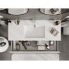 Mexen Orio armoire de salle de bain 120 cm avec lavabo Otis, 1 tiroir, blanc mat - 91A10-12023-1-BF01-W18M01