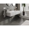 Mexen Orio meuble de salle de bain 120 cm avec lavabo Otis, 1 tiroir, gris mat/blanc mat - 91A10-12023-1-BF62-W18M01