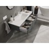 Mexen Orio meuble de salle de bains 120 cm avec lavabo Otis, 1 tiroir, graphite mat/blanc mat - 91A10-12023-1-BF66-W18M01